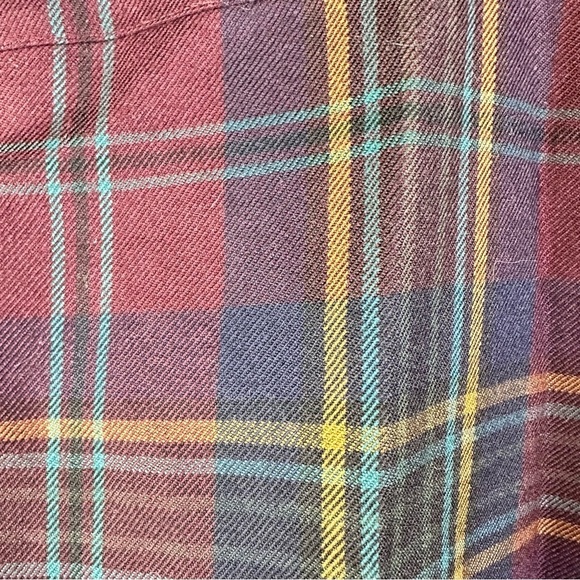 Ralph Lauren Women's Size Petite Medium PM Worsted Wool Full Zip Plaid Jacket - Picture 6 of 8